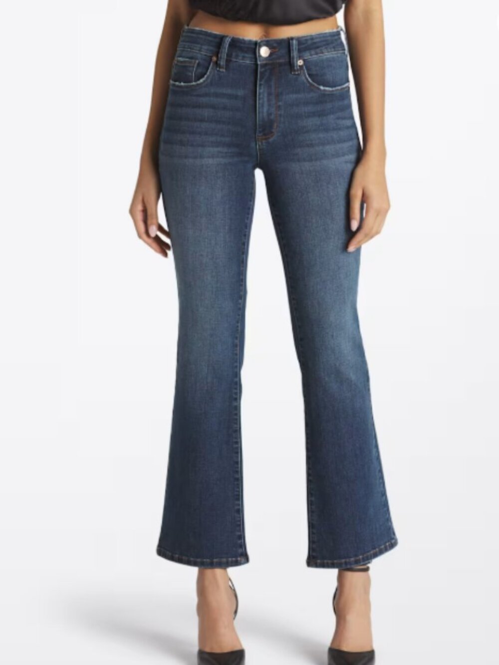 STS Blue High Rise Mandy Bootcut Jean Size 12 31" Inseam